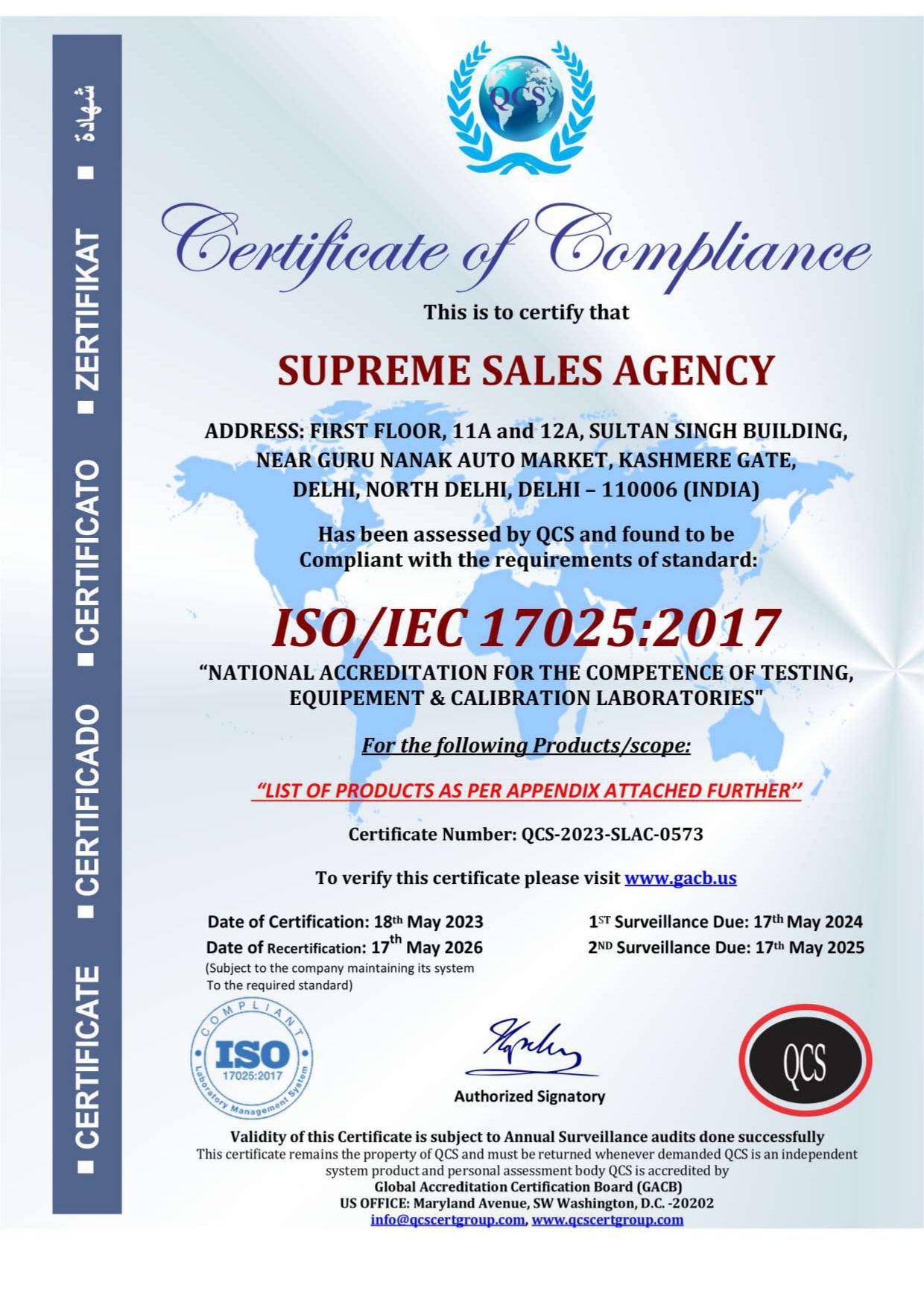 Certificate 2